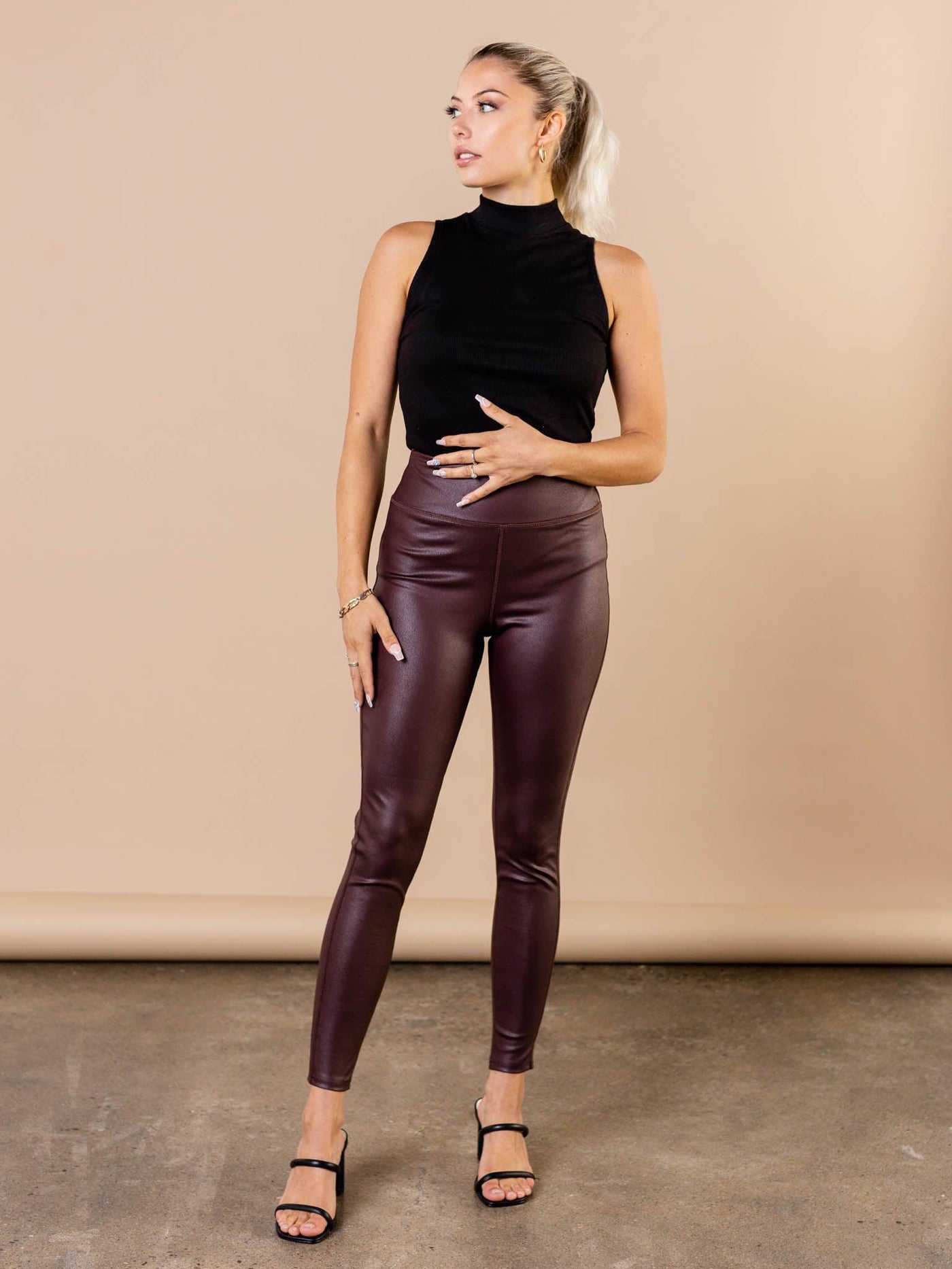 mahogany leggings
