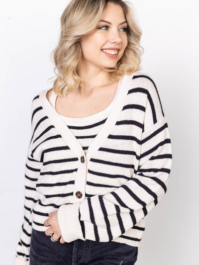 stripe cardi