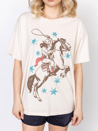 midnight bandit western tee