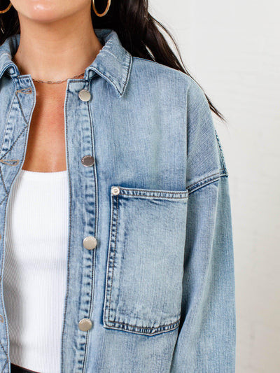 denim shacket