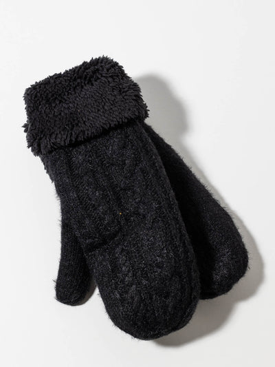 black mittens