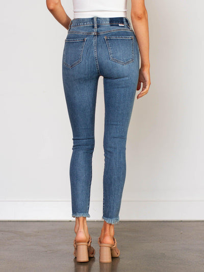 daze fray hem denim