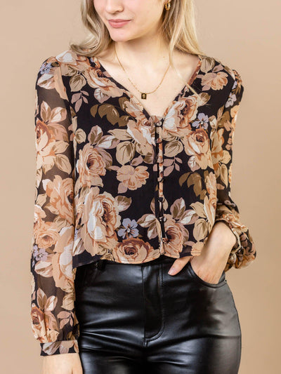 button front blouse