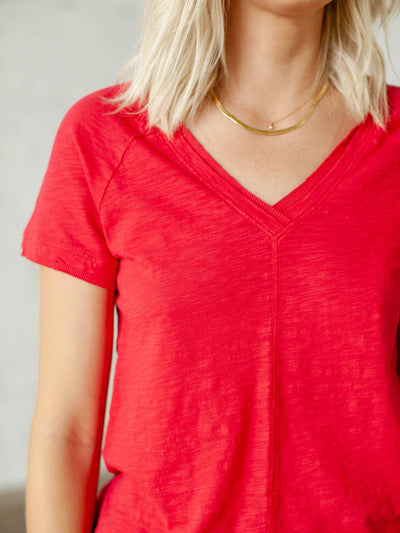 basic colored tee