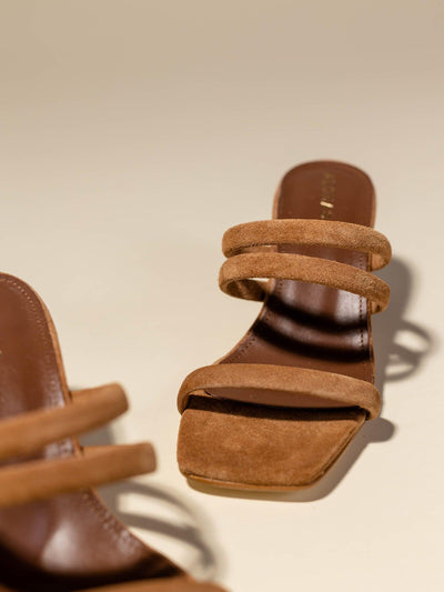 slip on strappy heel