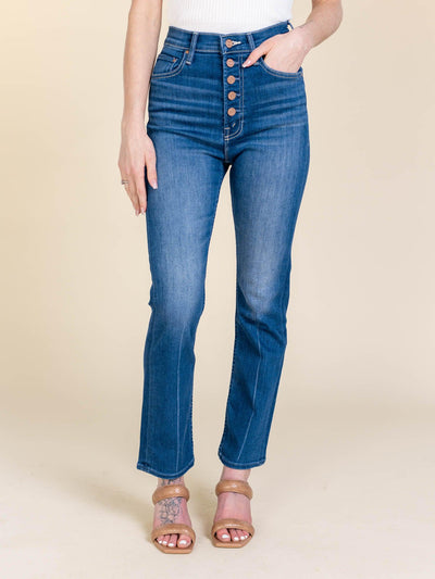 button fly denim