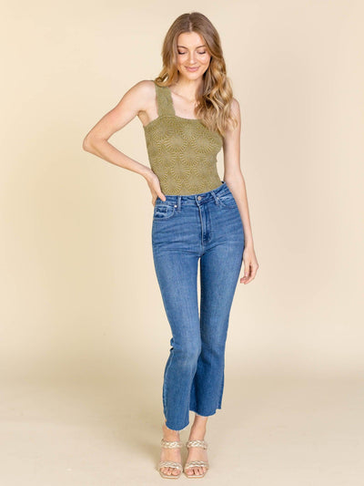 just black denim crop flare straight leg jeans