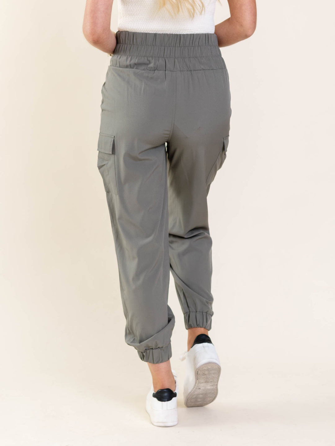 Very J-High Rise Cargo Active Jogger - Leela and Lavender