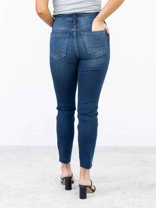 KUT from the Kloth-KUT Utmost Charlize High Rise Cigarette - Leela and Lavender