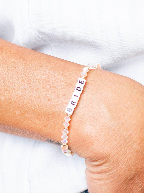 Little Words Project-Little Words Project Bridal Bracelet - Leela and Lavender