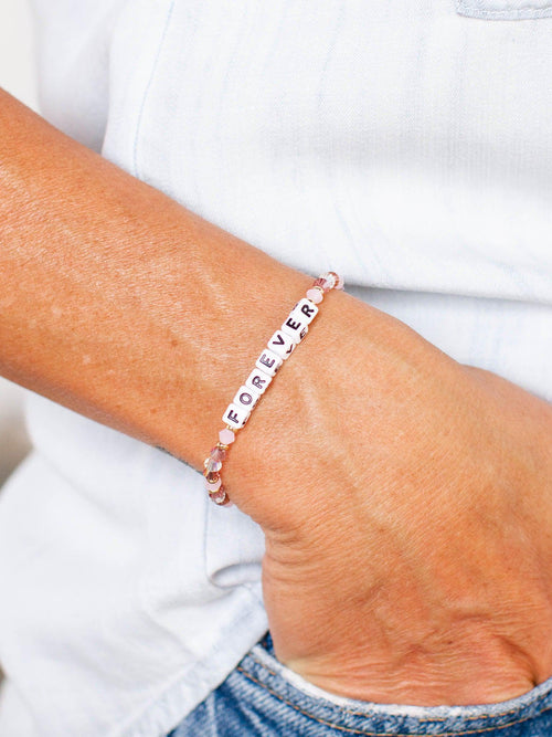 Little Words Project-Little Words Project Bridal Bracelet - Leela and Lavender