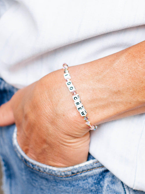 Little Words Project-Little Words Project Bridal Bracelet - Leela and Lavender