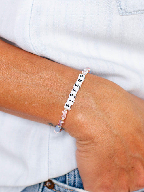 Little Words Project-Little Words Project Bridal Bracelet - Leela and Lavender