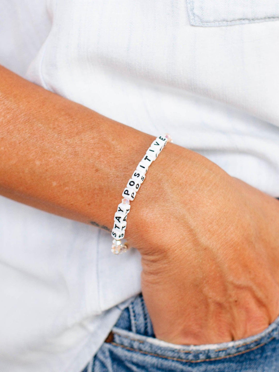Little Words Project-Little Words Project Motivation Bracelet - Leela and Lavender