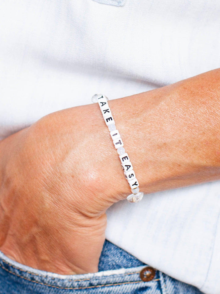 Little Words Project-Little Words Project Motivation Bracelet - Leela and Lavender