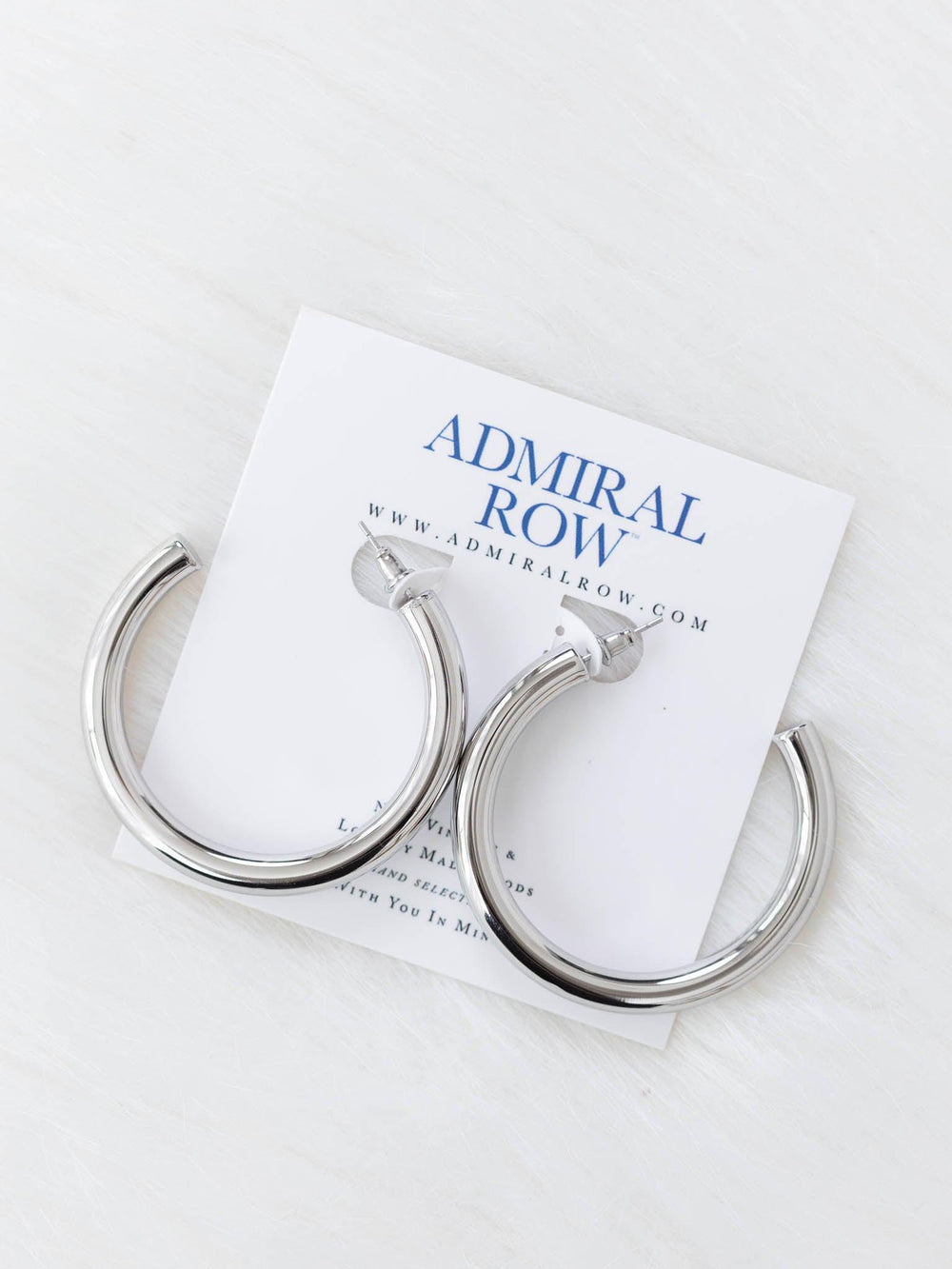 Admiral Row-Medium Hoop Earrings - Leela and Lavender