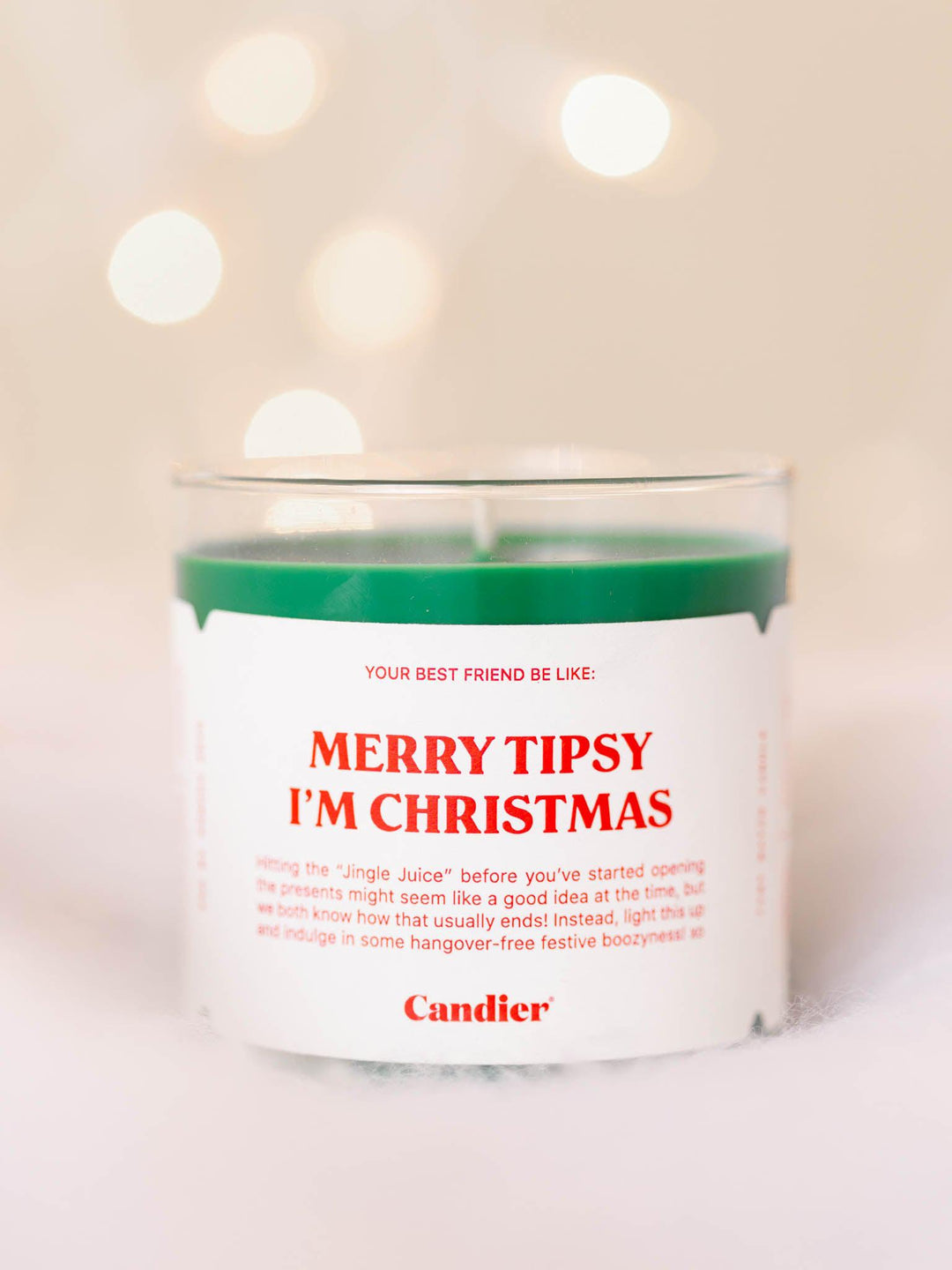 Candier-Merry Tipsy Candle - Leela and Lavender