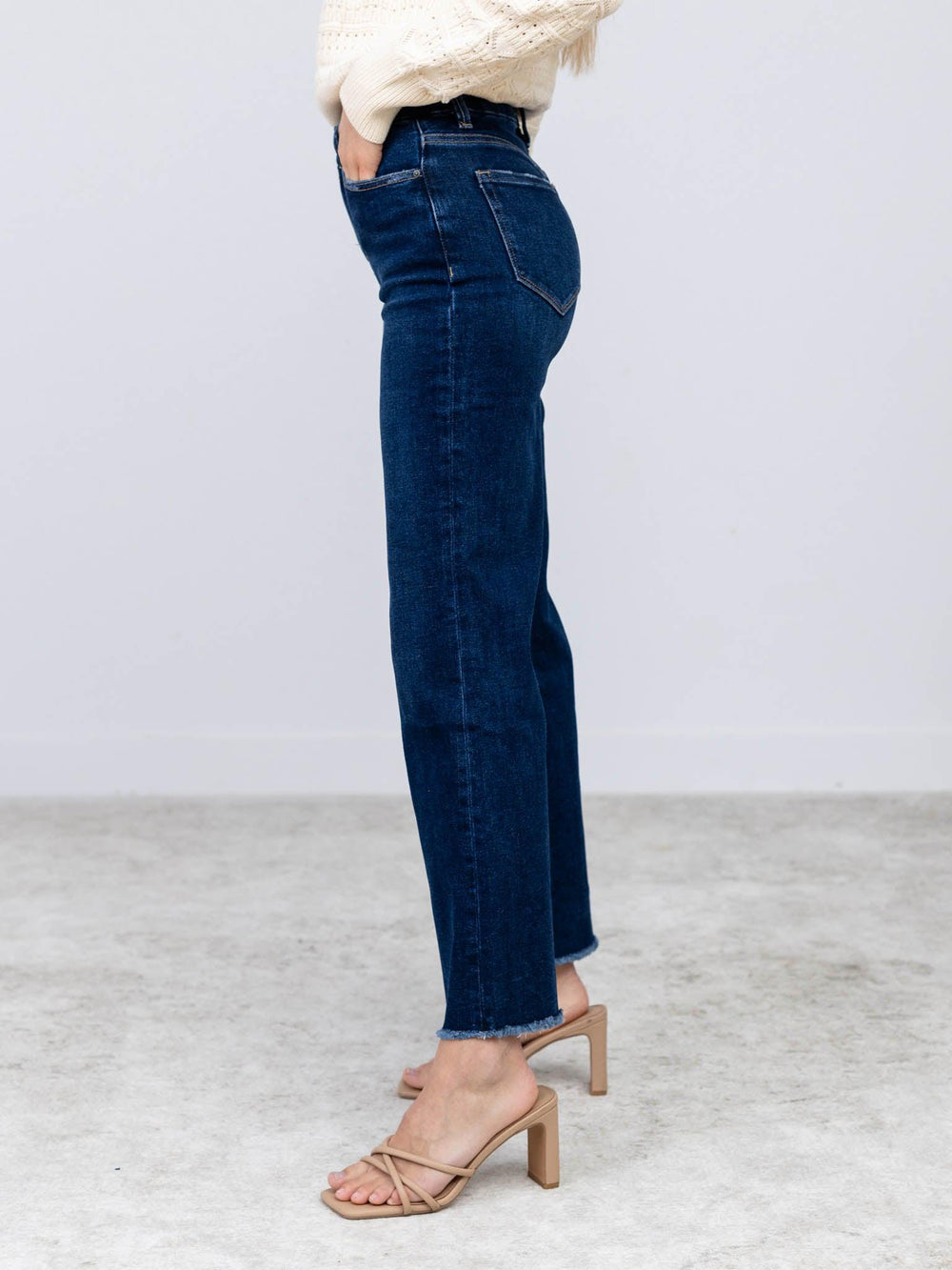 Shop HR Ankle Flare Red From Mica Denim -- Scout & Molly's at One