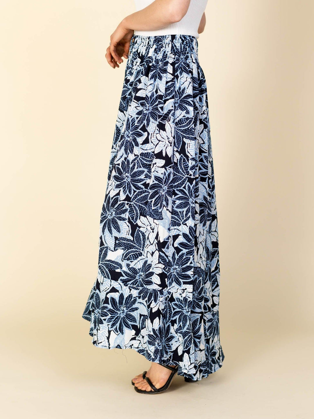 eesome-Multi Floral Maxi Skirt - Leela and Lavender