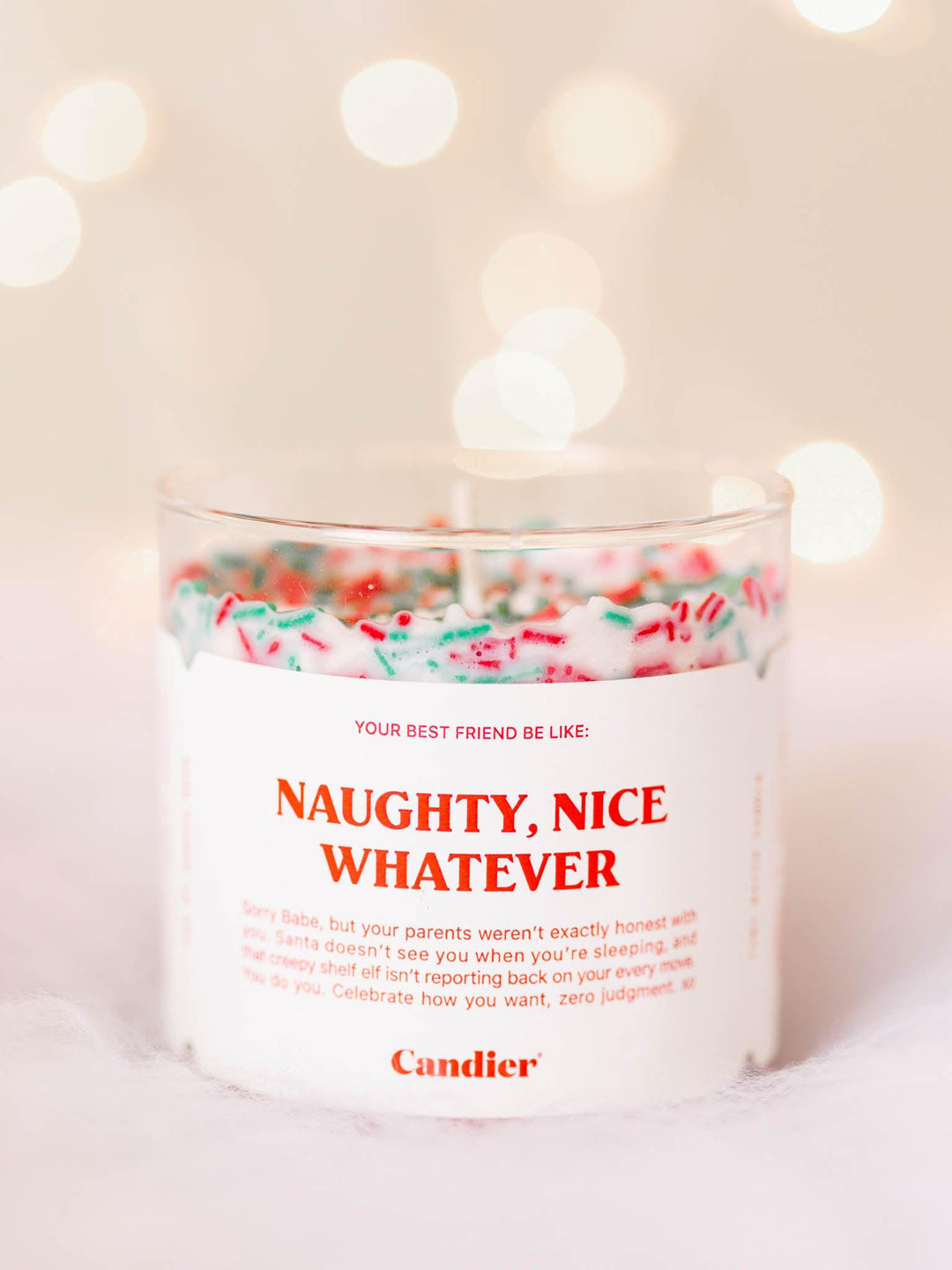 Candier-Naughty Nice Whatever Candle - Leela and Lavender