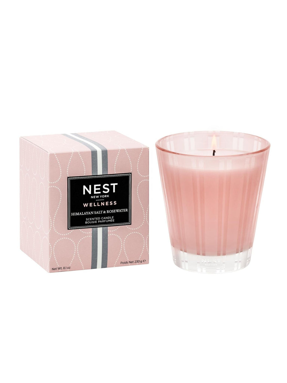 NEST-NEST Himalayan Salt & Rosewater Classic 8.1oz Candle - Leela and Lavender