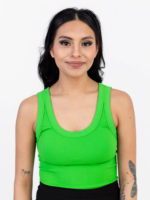 NIKIBIKI-NIKIBIKI Reversible Ribbed Tank Top - Leela and Lavender