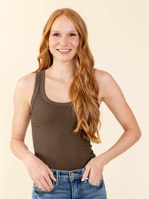 NIKIBIKI-NIKIBIKI Reversible Ribbed Tank Top - Leela and Lavender