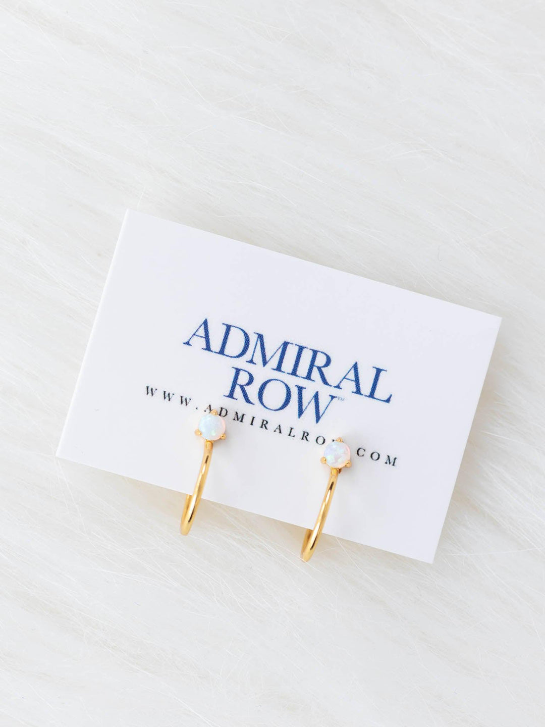 Admiral Row-Opal Mini Hoop Earrings - Leela and Lavender