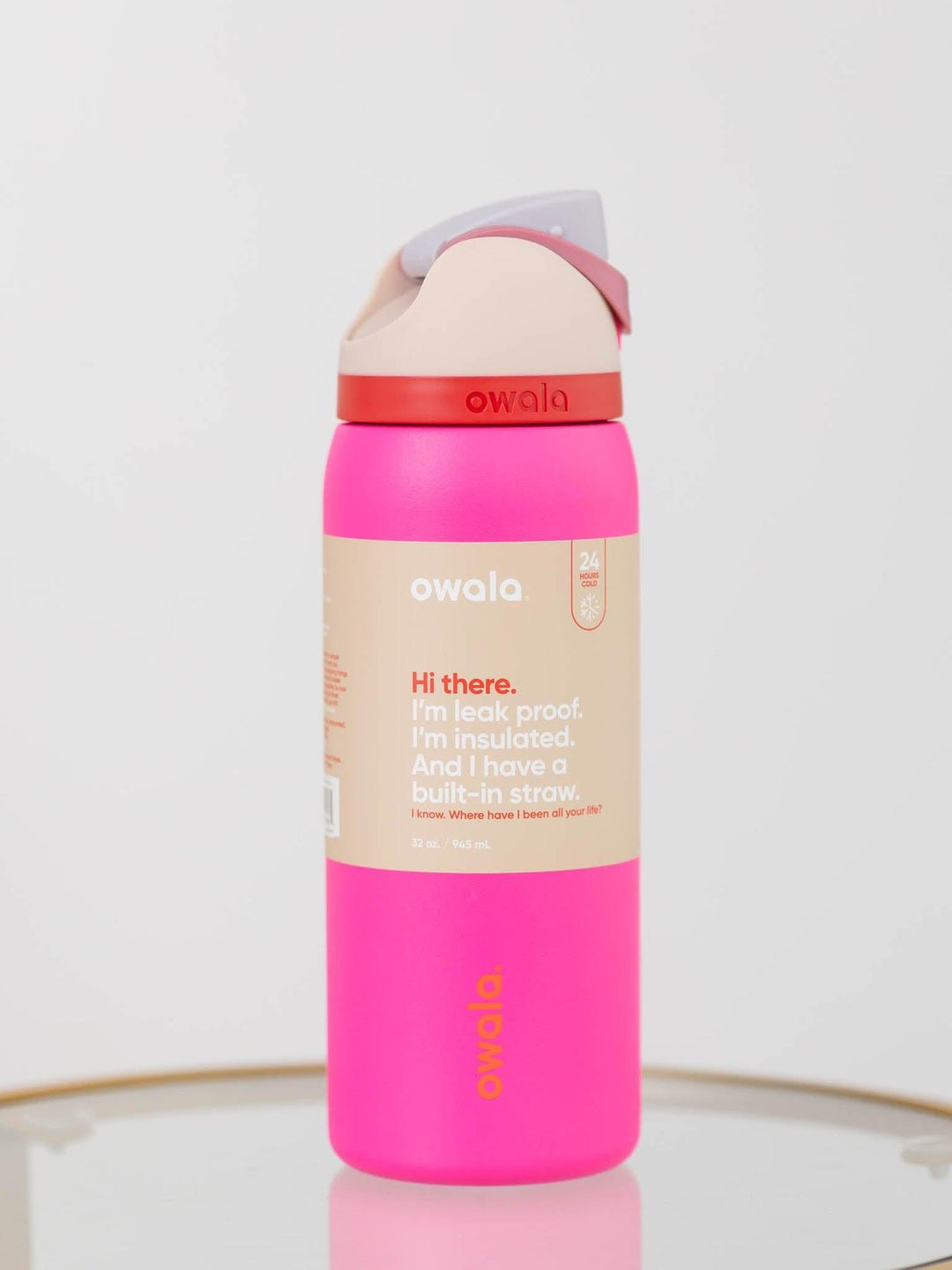 Owala-Owala 32oz Stainless Steel FreeSip - Leela and Lavender