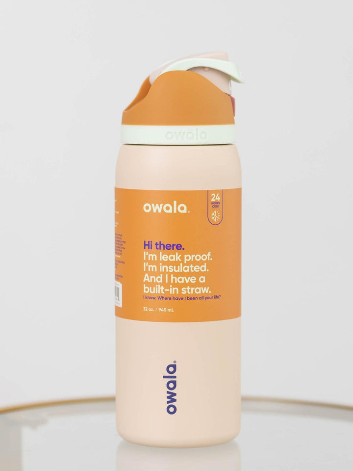 Owala-Owala 32oz Stainless Steel FreeSip - Leela and Lavender