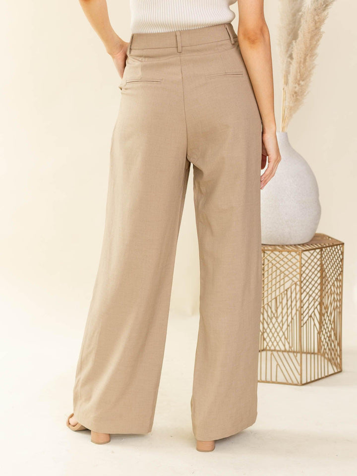 eesome-Pleat Trouser Pant - Leela and Lavender