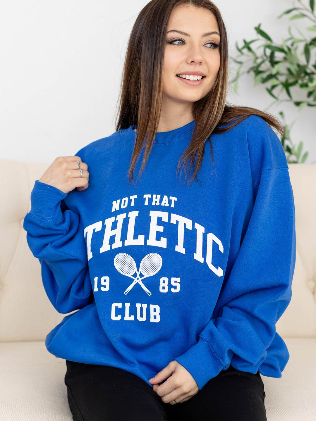 Royal Not That Athletic Club SweatshirtScreen tees