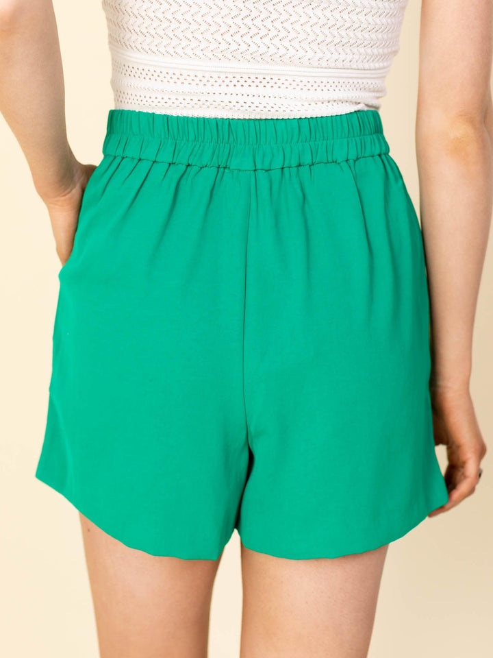 Skies Are Blue-Skies Are Blue Recycled Tailored Short - Leela and Lavender