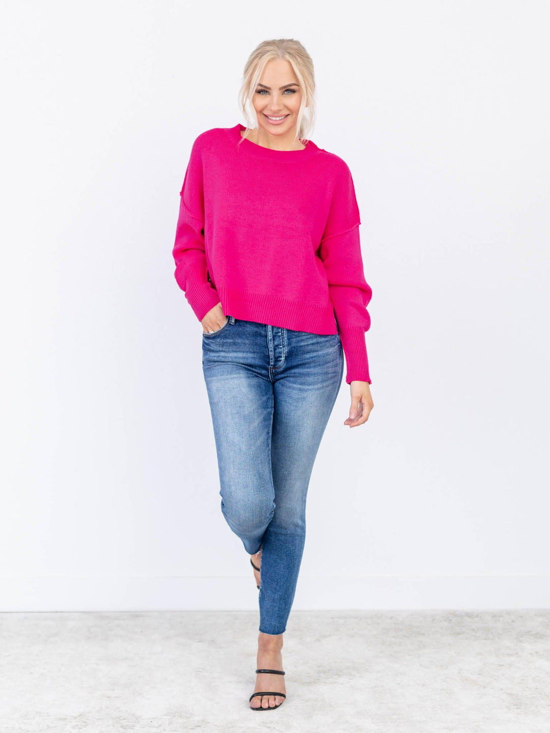 Newbury Kustom-Slouched Silhouette Pullover Sweater - Leela and Lavender
