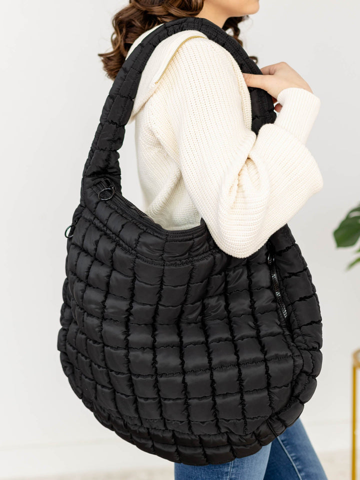 Slouchy Quilted ToteHandbags