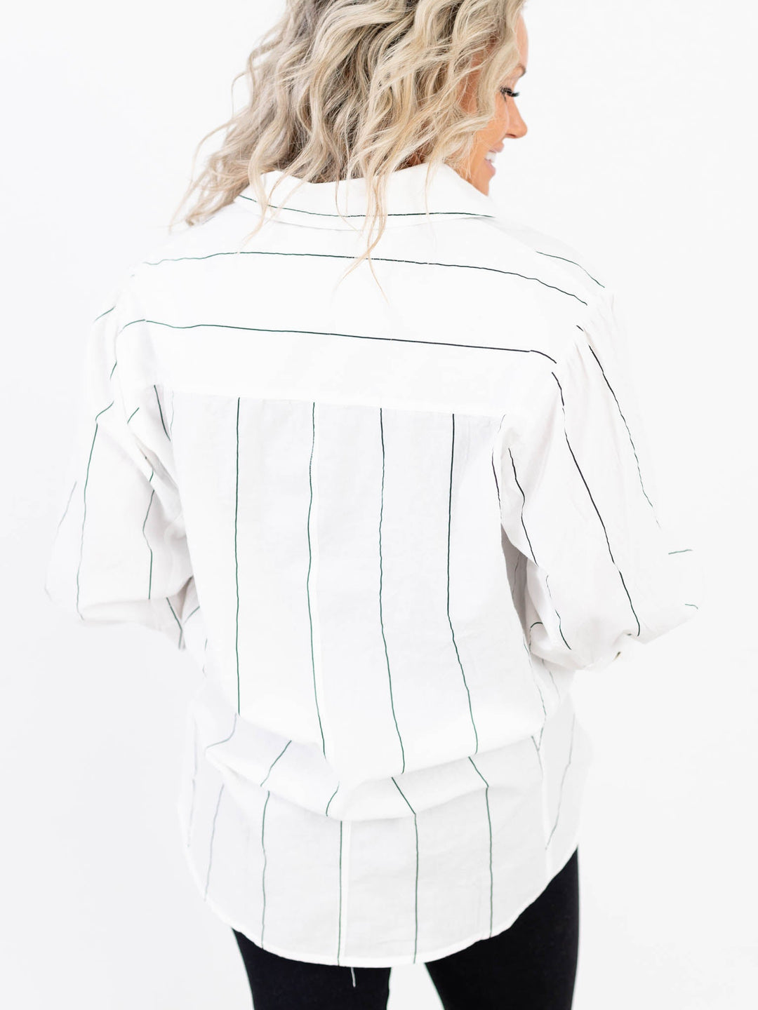 eesome-Soft Washed Stripe Blouse - Leela and Lavender