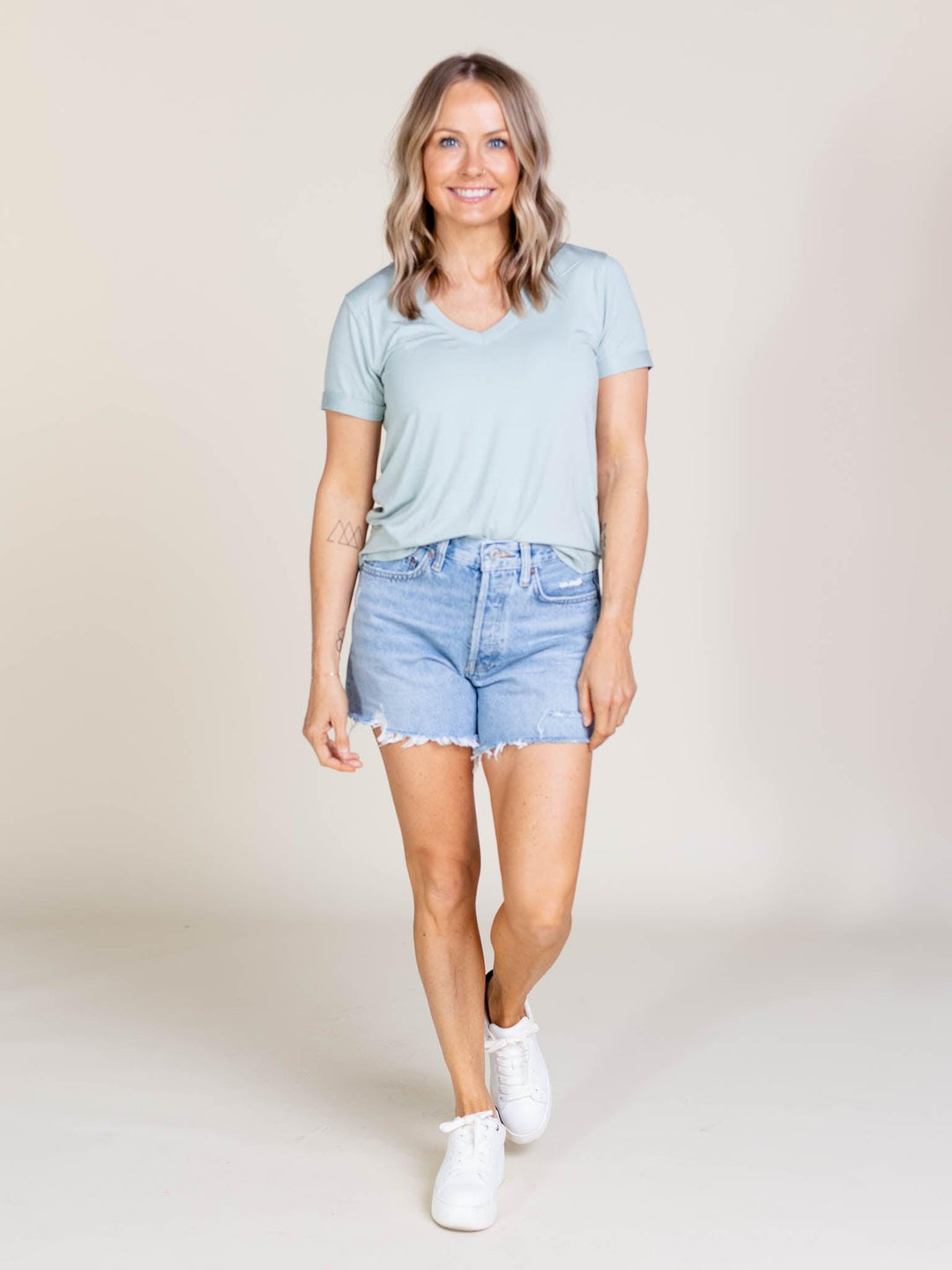 Thread and Supply-Thread and Supply Classic Junie Tee - Leela and Lavender