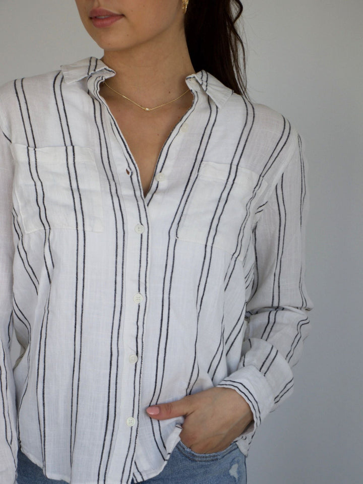 Thread and Supply-Thread and Supply Cleo Shirt - Leela and Lavender