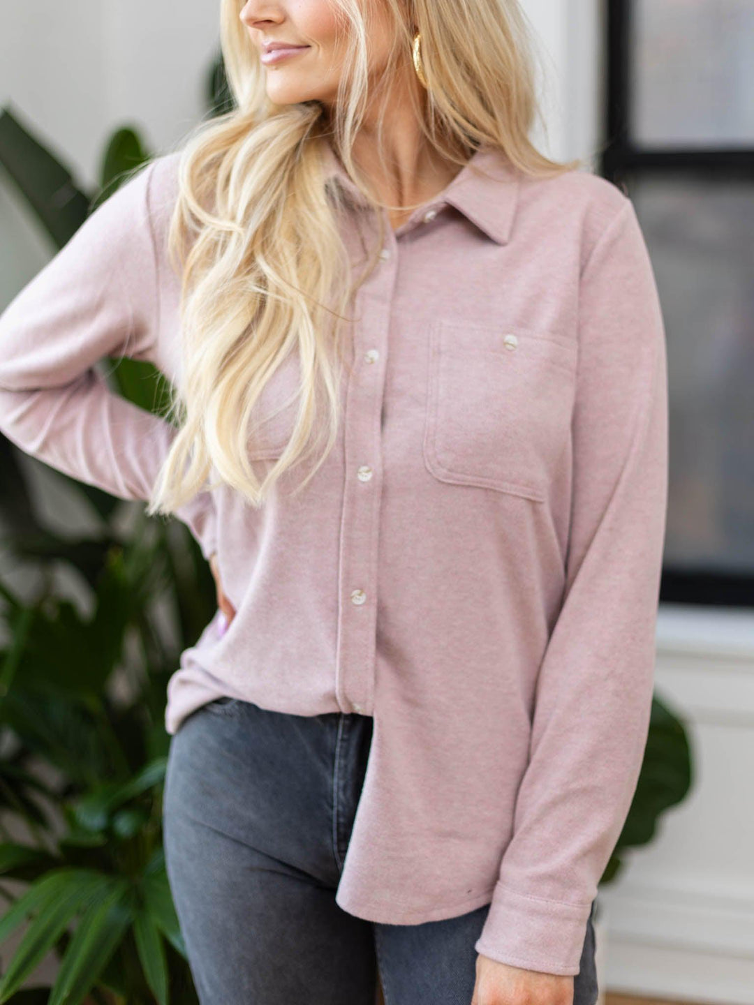 Thread and Supply-Thread & Supply Lewis Super Soft Shirt - Leela and Lavender