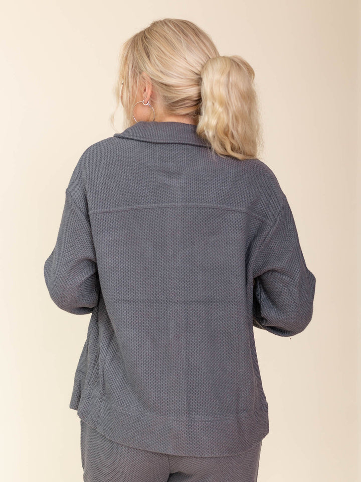 Thread and Supply-Thread & Supply Owen Sweater Jacket - Leela and Lavender