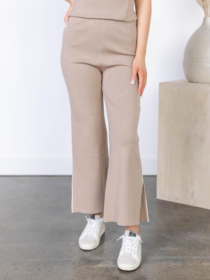 Crescent-Zoey Contrast Soft Pant - Leela and Lavender